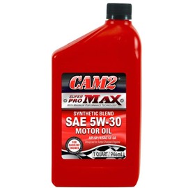 CAM2 Super ProMax Synthetic Blend 5W-30 Motor Oil, 12 QT Case, for Gasoline Engines