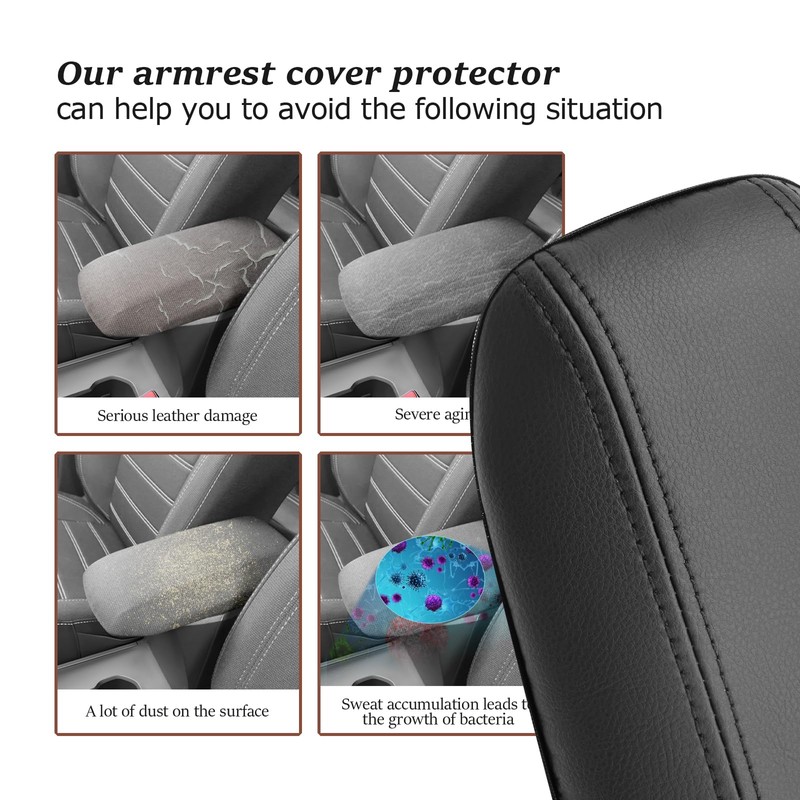 SKTU Armrest Cover Compatible with Dacia Sandero III Stepway Jogger