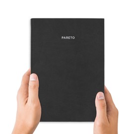Pareto Planner 2025 - Perfectly Organised Achieving Goals, Increase Productivity, Develop Good Habits | Weekly Planner 2025, Book Calendar, Daily Planner, Success Journal | Black