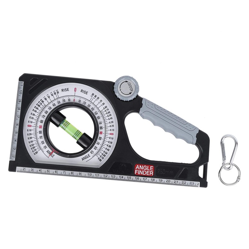 FTVOGUE Protractor, magnetic inclinometer, universal protractor, professional inclinometer, angle level,