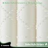 Dynamene Extra Long Shower Curtains, 96 Inches Long Boho Tufted