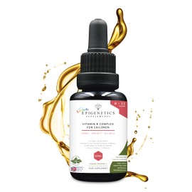 Epigenetics Vitamin B Complex for Children 30ml | 9 B Vitamins Supplement from Birth 0-11 Years | Newborn Baby Kids Sugar Free UK Made Vegetarian Liquid | Long Suppy. 1 Drop Daily