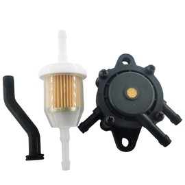 808656 Fuel Pump for B&S Lawn Mower Tractor Gas Vacuum Fuel Pump with Fuel Filter for honda yamaha 491922 691034 692313 808492 & Am116304 Fuel Filter & 596163 Vacuum Hose