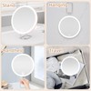 10X Magnifying Mirror with Lights, 6inch Makeup Magnifying Mirror 10X