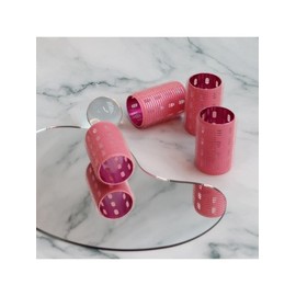 tulip Raw aluminum hair roll (medium) 4P / 생지 알루미늄 헤어롤 (중) 4P