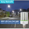 TSEXES 480V LED Bulbs 100W Corn Cob Light Bulb, E39