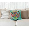 Map of The United States Throw Pillow Cover 18 x