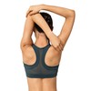 Yvette Sports Bra, Strong Support, Front Closure – Mesh Racer