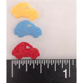 NCS Red, Yellow, and Blue Automobile Car Vehicle Edible Candy Sprinkles, 8 ounces - Great for Cupcakes, Cookies, Cakes, Cakes Pops, Donuts