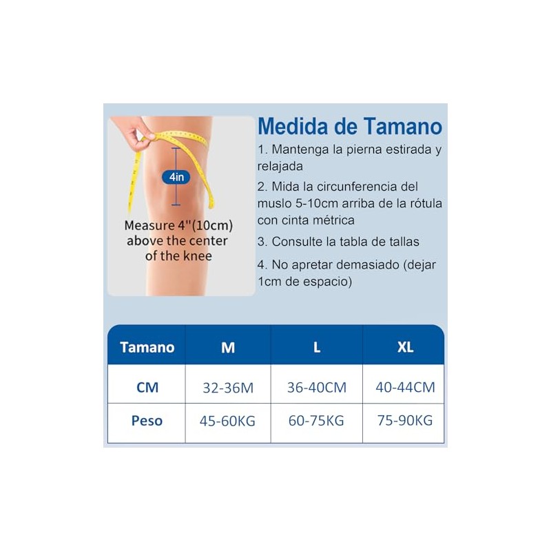 2 Piezas Rodillera Ortopédica,Rodilleras Deportiva de compresion (Medium)