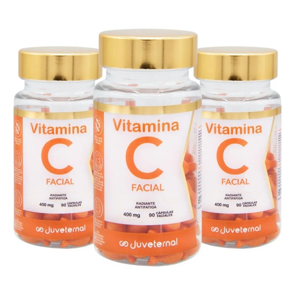 Juveternal Cpsulas Faciales Vitamina C Paquete 3 Pzas Momento de