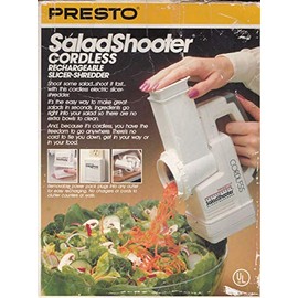 Cordless SaladShooter Rechargeable Slicer Shredder Salad Shooter