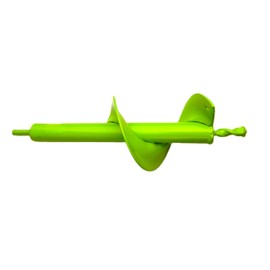 WERHE Soil auger for drill 100 mm Ø, 300 mm length - Garden auger for cordless screwdriver for planting, flower and hole digging - Digging tool for garden