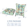 LVTXIII Outdoor/Indoor Rocking Chair Cushion Set with Thick Padding, All