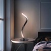 SShaped LED Spiral Table Lamp Reading Light Small Night Light