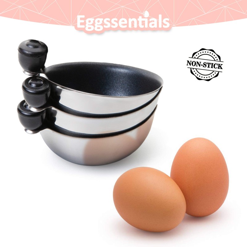 Eggssentials Egg Poacher Replacement Spare Stainless Steel Anti-Stick PFOA Free