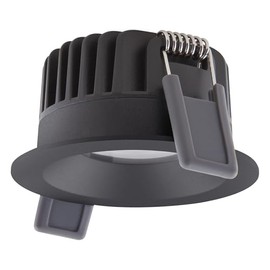 Ledvance Recessed spotlight for indoor use, fixed SP FIX P 8W 927 PS DIM IP44 BK