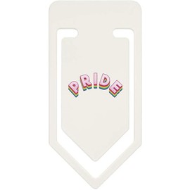 Azeeda 91mm 'Regenbogenstolz' Große Plastik Büroklammer (CC00088150)