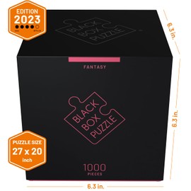Misu Games Black Box Puzzle Without Template, Jigsaw Puzzles for Adults 1000 Pieces, Cool Jig-Saw Puzzels 20x27 Multiple Categories, Difficult Puzzle Fantasy Level 4