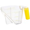 DELISH KITCHEN CC-1321 Pearl Metal Measuring Cup, Yellow, 5.1 x
