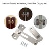 Gasea 6 Packs Stainless Steel Gate Latches Bar Latch Safety