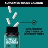 Multi Vitaminico para Hombres con Biotina, Manganeso, Te Verde, L