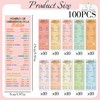 Celavoy Spanish Bible Emergency Numbers Bookmark - Paper Bookmarks Bulk