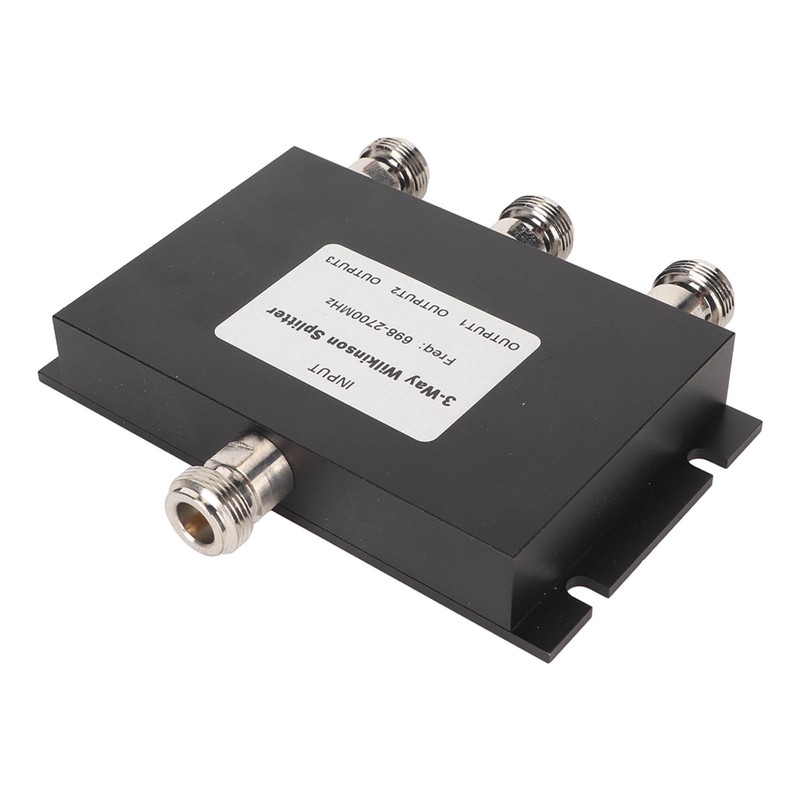 3 Way TV Signal Splitter Professional 698‑2700MHz 3 Way Power