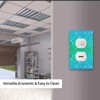 1 Gang Duplex Bling Blue Teal Galaxy Sky Receptacle Wall