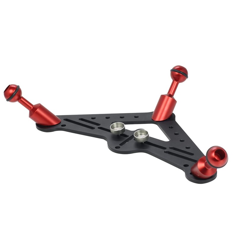 CS PRIORITY Underwater Photography Triangle Gimbal Tray Dual Handle Stabilizer