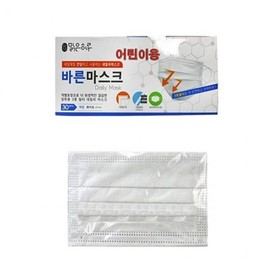 Clear Day Daily Mask 30 Count Kids' (White)