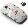 2.4G Wireless Mouse with Cute Pattern Design for All Laptops