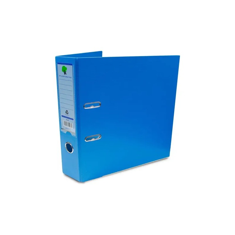 Carpeta Registrador Forrado Pvc Techmakro Carta Azul 10 Pz Azul