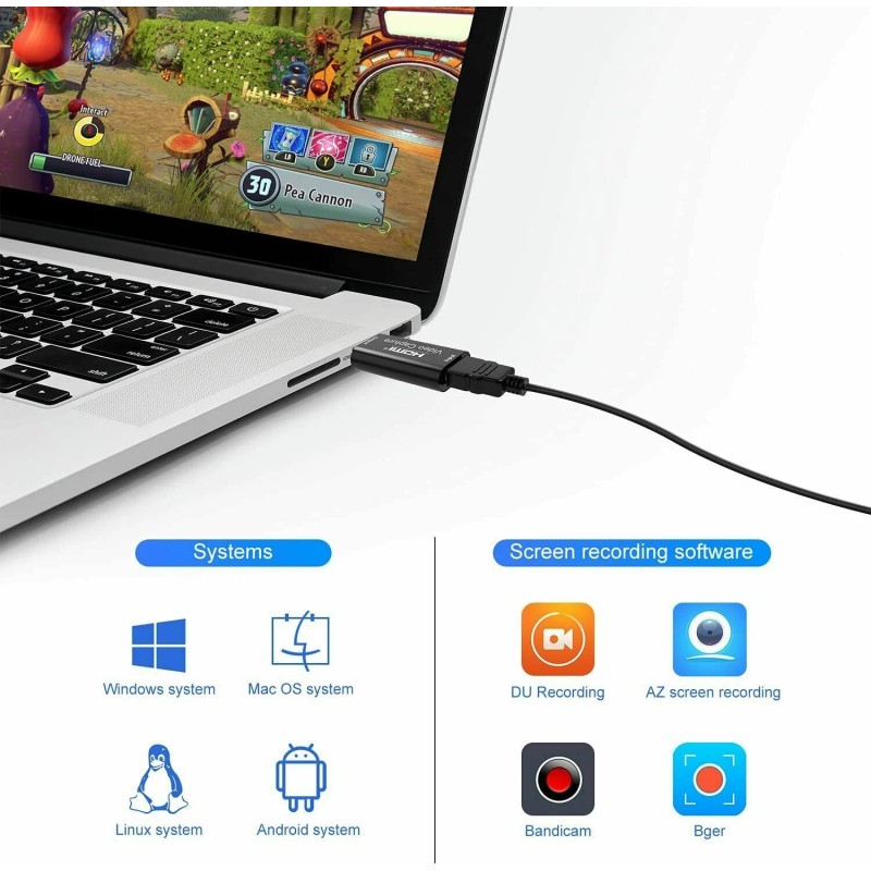 Digitnow! Audio Video Capture Cards 4K 1080P HDMI to USB