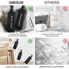 GMISUN Shampoo and Conditioner Dispenser, Refillable Matte Black Shampoo Dispenser