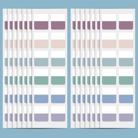 Sticky Index Tabs Page Markers Self Adhesive Flag Tabs Writable Repositionable File Tabs Flags Mix Colored for Reading Book, Taking Note, Classifying File, Marking Document (480 Pieces)