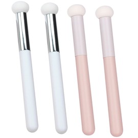IWOWHERO 4Pcs Professional Concealer Brush Soft Foundation Sponge Puff for Women Makeup Accessories Comfortable Cosmetic Tool for Powder and Concealer Application