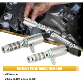 Unbranded 2 Pcs VVT Timing Solenoid for Hyundai Kia Elantra 1.8L 2.0L 2012-2018 243752E100