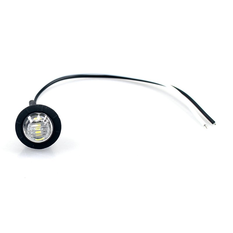 (Pack of 50) Madcatz Red Light (Clear Lens) 3/4 inch
