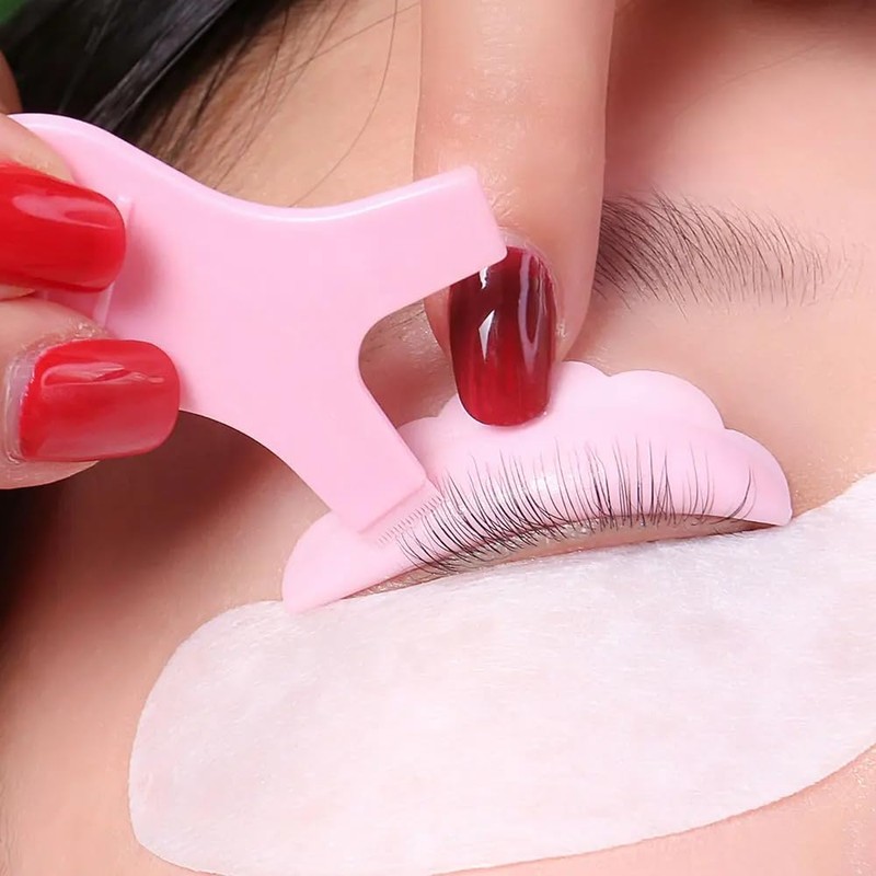 10 Pairs Small Pink Silicon Curlers Shields Pads for Lash
