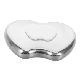 Healeved Apple Shape Stainless Steel Gua Sha Board Ergonomic Scraping Tool for Face and Neck Massage Durable Cooling Effect for Skin Tightening for Home and Travel Use