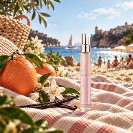 Orange & Ambery Vanilla Travel Perfume Spray, Sweet & Warm