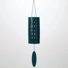 Woodstock Wind Chimes for Outside, Outdoor Decor, Garden and Patio Decor, Front Porch Decor, Aloha Chime, 28'' Patina Green Wind Chime (ACPG)