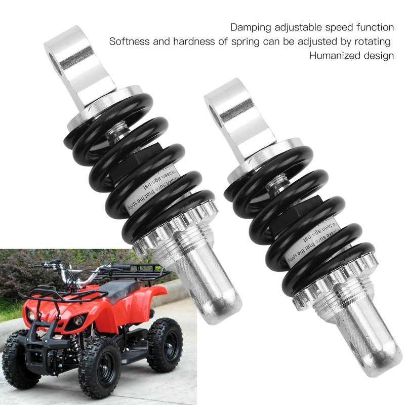 1 Pair of Shock Absorber Adjustable Damping Rear Suspension Spring