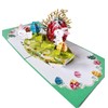 3d Easter Pop Up Card, Easter Bunnies With Eggs Festive