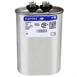 Packard POC40-40 uF MFD x 370 VAC Genteq Replacement Capacitor Oval # C340L /97F9615