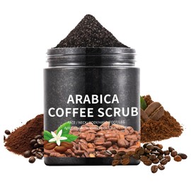 Arabica Coffee Body Scrub for Women & Men, Exfoliating Scrub for Face, Body, Neck, Hand, Foot, Leg, Body & Face Wash Coffee Scrub for Skincare Christmas Gifts