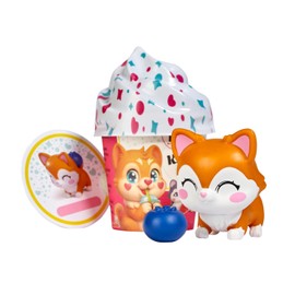 Simba - Kawaii Pups, 1 Cucciolo su Cupcake a sorpresa, Mini Figura da collezione Stile Kawaii, 4,5 cm, 18 modelli assortiti, selezione modello casuale, 105952525S30