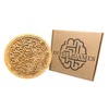 INTELLIGAMES. Round Wooden Maze. Labyrinth Puzzle. Educational Brain Teaser. Table