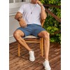 Jmierr Men's Summer Chino Shorts, Cotton, Elastic Waist, with Pockets,